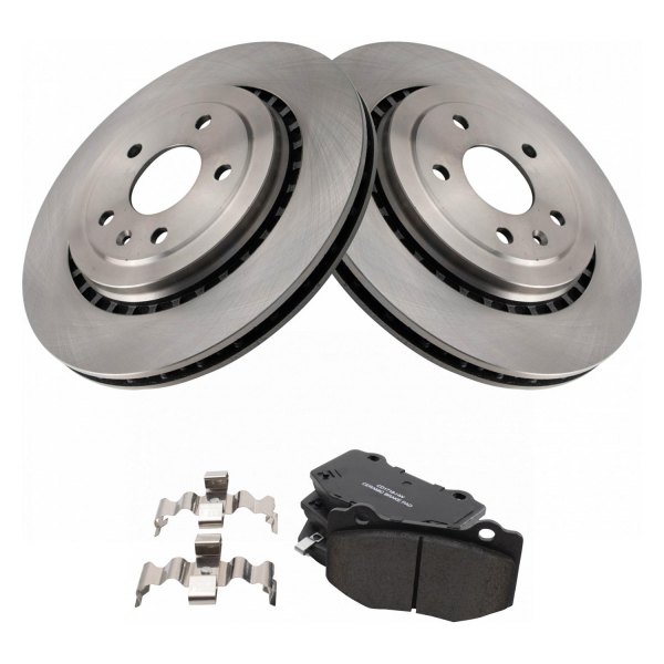 TRQ® - Rear Disc Brake Kit with Ceramic Pads