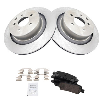TRQ® - Rear Disc Brake Kit with Ceramic Pads