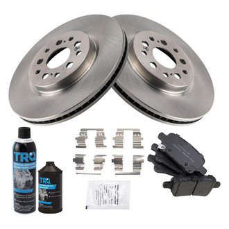 TRQ® - Front Disc Brake Kit with Ceramic Pads