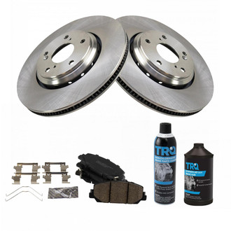 TRQ® - Front Disc Brake Kit with Ceramic Pads