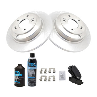 TRQ® - Rear Disc Brake Kit with Ceramic Pads
