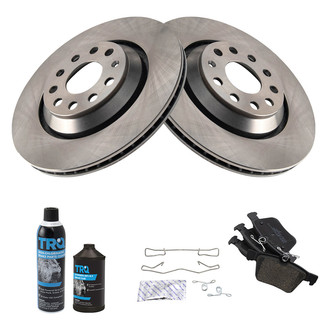 TRQ® - Rear Disc Brake Kit with Ceramic Pads