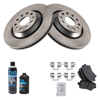 TRQ® - Rear Disc Brake Kit with Ceramic Pads