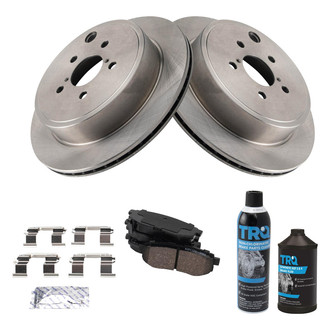 TRQ® - Rear Disc Brake Kit with Ceramic Pads