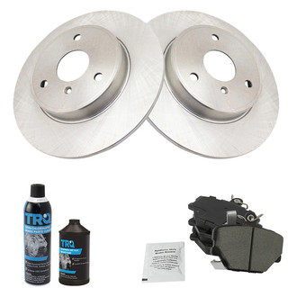 TRQ® BKA19585 - Front Disc Brake Kit with Ceramic Pads