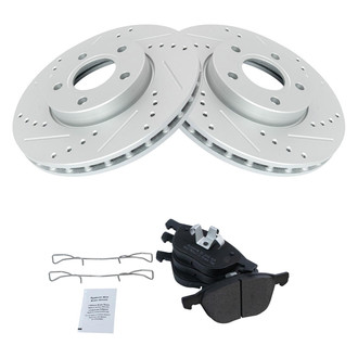 TRQ® - Performance Semi-Metallic Brake Kit