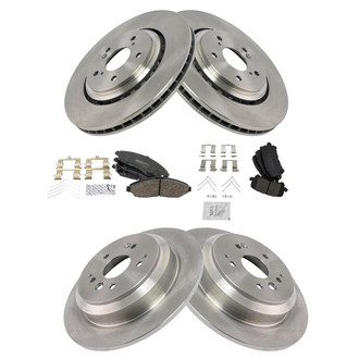 TRQ® - Disc Brake Kit with Ceramic Pads