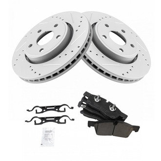 TRQ® - Front Disc Brake Kit with Ceramic Pads