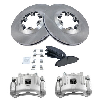 TRQ® - Disc Brake Kit with Ceramic Pads and Calipers