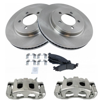 TRQ® - Front Disc Brake Kit with Ceramic Pads and Calipers