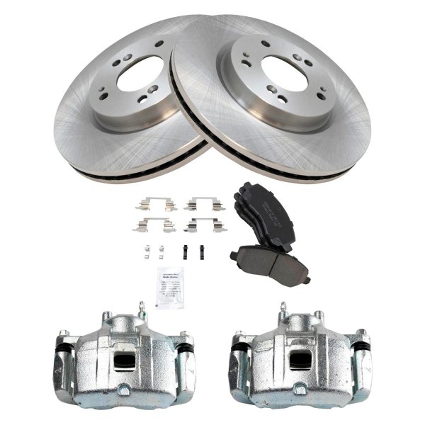 TRQ® - Performance Ceramic Front Brake Kit with Calipers