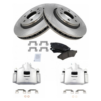 TRQ® - Disc Brake Kit with Ceramic Pads and Calipers