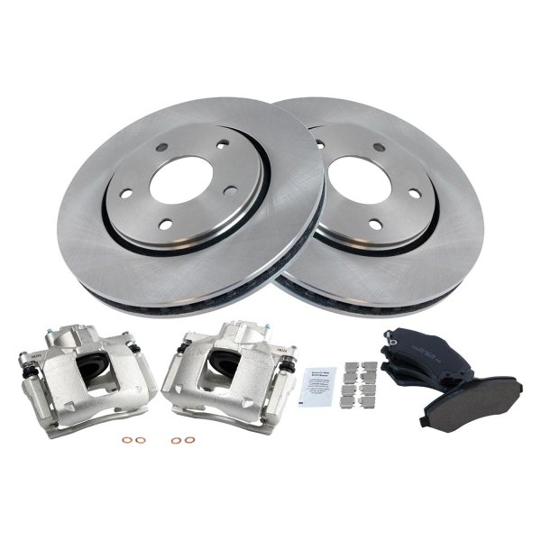 TRQ® - Front Disc Brake Kit with Ceramic Pads and Calipers