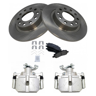 TRQ® - Rear Disc Brake Kit with Ceramic Pads and Calipers