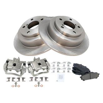 TRQ® - Rear Disc Brake Kit with Ceramic Pads and Calipers