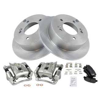 TRQ® - Rear Disc Brake Kit with Ceramic Pads and Calipers