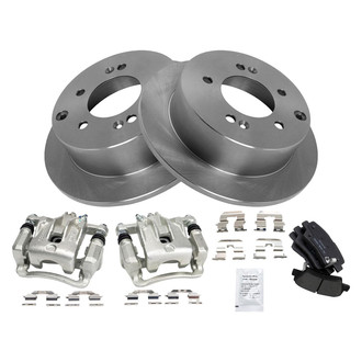 TRQ® - Rear Disc Brake Kit with Ceramic Pads and Calipers
