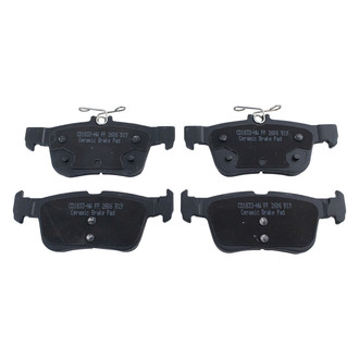 TRQ® - Front and Rear Disc Brake Kit with Ceramic Pads