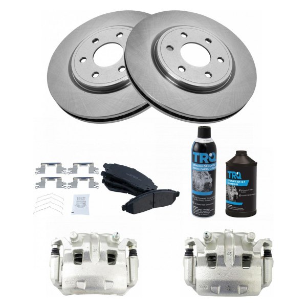 TRQ® - Front Disc Brake Kit with Ceramic Pads and Calipers