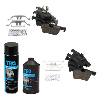 TRQ® - Ceramic Front and Rear Disc Brake Pads