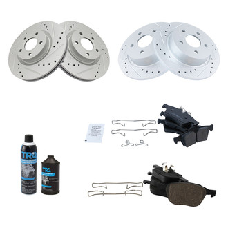 TRQ® - Performance Ceramic Front and Rear Brake Kit