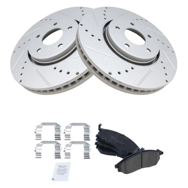 TRQ® - Performance Ceramic Front Brake Kit