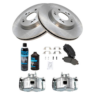 TRQ® - Performance Ceramic Front Brake Kit with Calipers