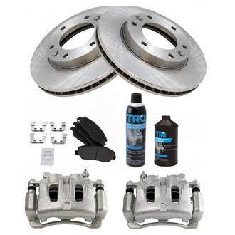 TRQ® - Front Disc Brake Kit with Ceramic Pads and Calipers