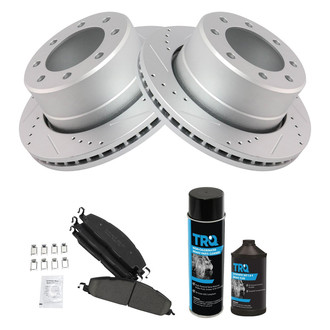 TRQ® - Performance Ceramic Rear Brake Kit