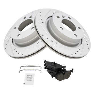 TRQ® - Performance Semi-Metallic Rear Brake Kit