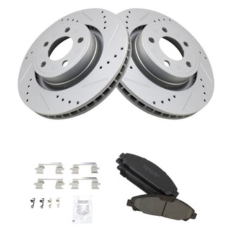 TRQ® - Performance Ceramic Front Brake Kit