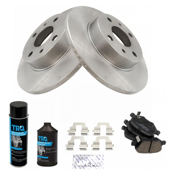 TRQ® - Rear Disc Brake Kit with Ceramic Pads