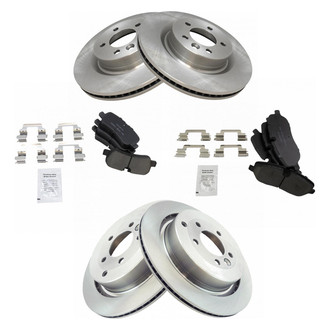 TRQ® - Disc Brake Kit with Ceramic Pads