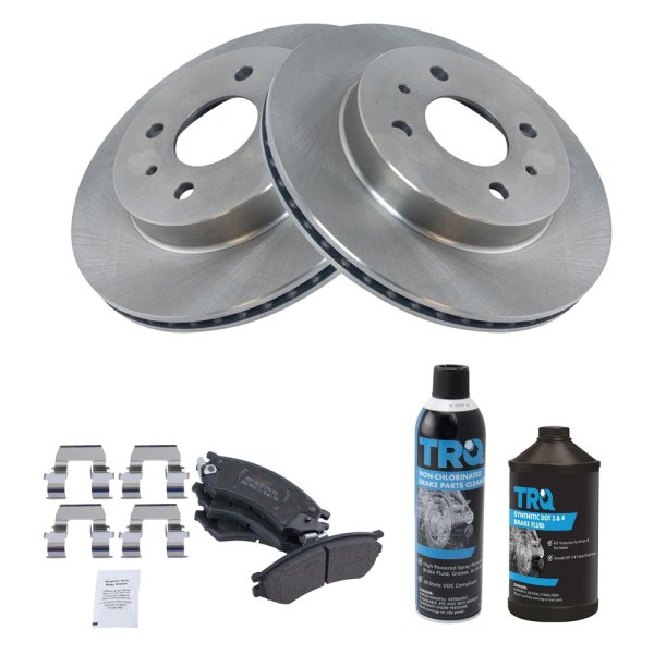 TRQ® - Front Disc Brake Kit with Semi-Metallic Pads