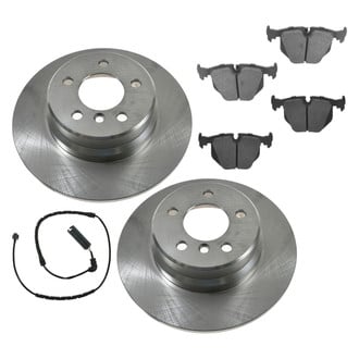 TRQ® - Disc Brake Kit with Semi-Metallic Pads