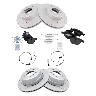 TRQ® - Performance Ceramic Front and Rear Brake Kit