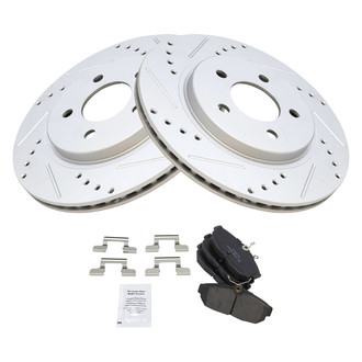 TRQ® - Performance Ceramic Rear Brake Kit