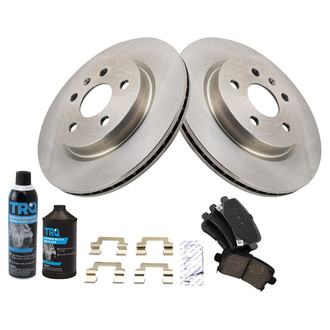 TRQ® - Rear Disc Brake Kit with Ceramic Pads