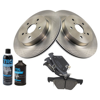TRQ® - Rear Disc Brake Kit with Ceramic Pads