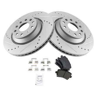TRQ® - Performance Semi-Metallic Rear Brake Kit