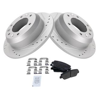 TRQ® - Performance Semi-Metallic Rear Brake Kit
