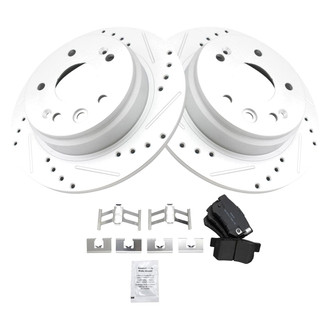 TRQ® - Performance Semi-Metallic Rear Brake Kit