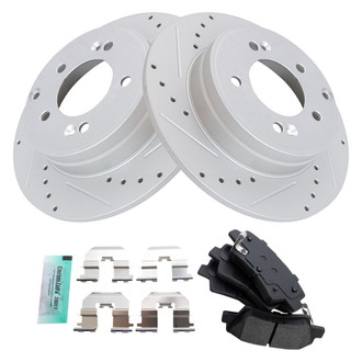TRQ® - Performance Semi-Metallic Brake Kit