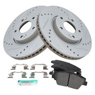 TRQ® - Performance Semi-Metallic Brake Kit