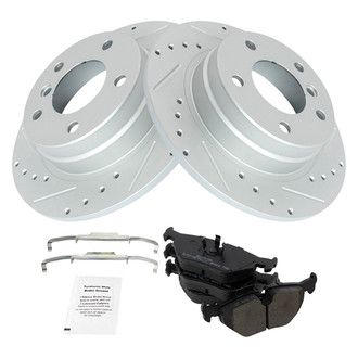 TRQ® - Performance Semi-Metallic Rear Brake Kit