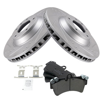 TRQ® - Performance Semi-Metallic Brake Kit