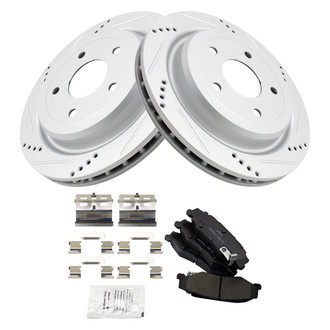 TRQ® - Performance Semi-Metallic Brake Kit