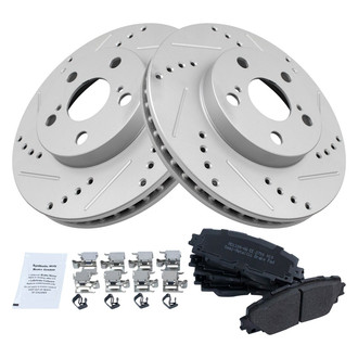 TRQ® - Performance Semi-Metallic Brake Kit