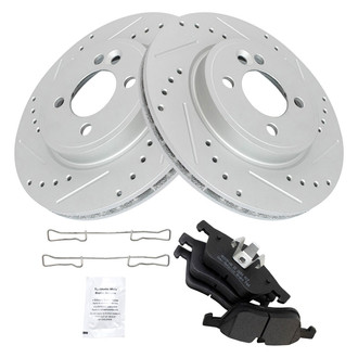 TRQ® - Performance Semi-Metallic Front Brake Kit
