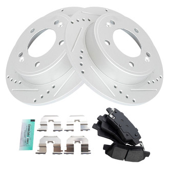 TRQ® - Performance Semi-Metallic Brake Kit